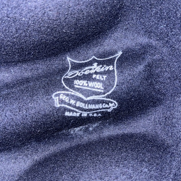 Elegant Navy Blue Women's Fedora - Picture 9 of 9